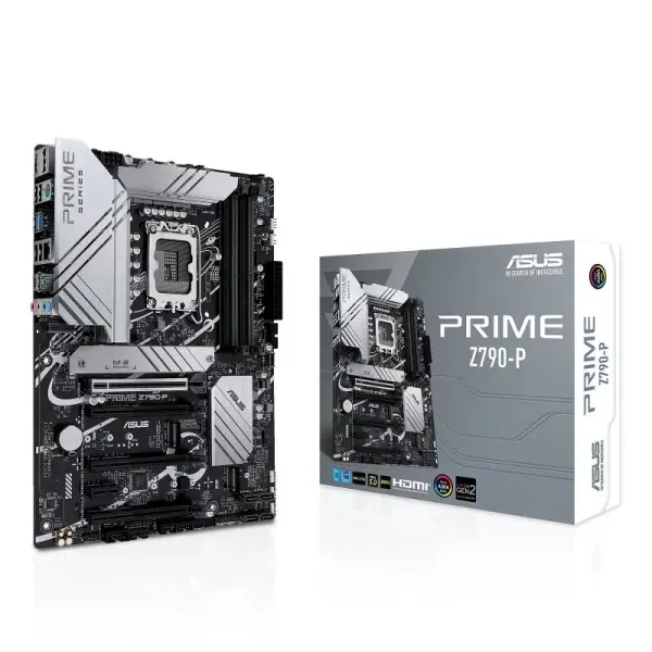 Asus Prime Z790-P Placa Base Intel 1700 - HDMI, DisplayPort, PCIe 3.0, 4.0 y 5.0 M2, 4x Sata III, US