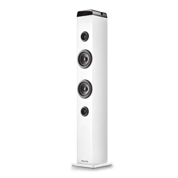 NGS Sky Charm Pro Torre de Sonido Bluetooth 50W - USB, Radio FM, Aux In y Entrada Optica - Funcion B