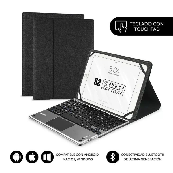 Subblim Teclado Bluetooth extraíble - Funda universal 9-10.1