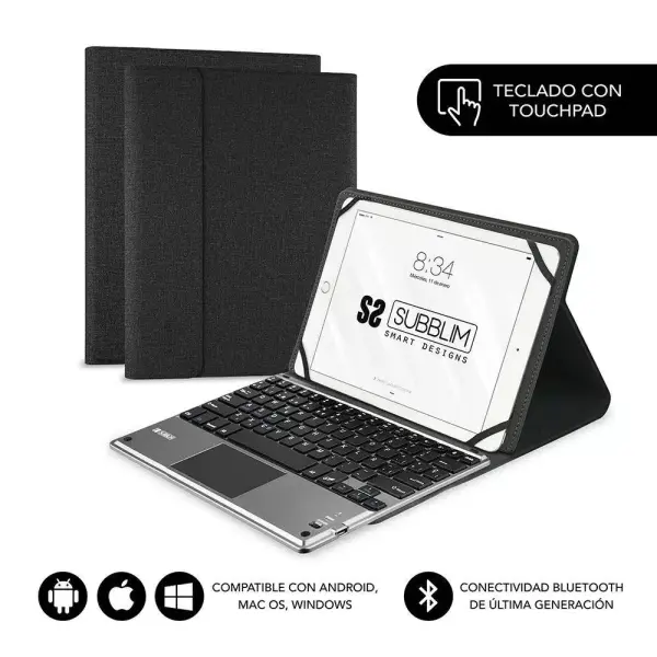 Subblim Teclado Bluetooth extraíble - Funda universal 9-10.1