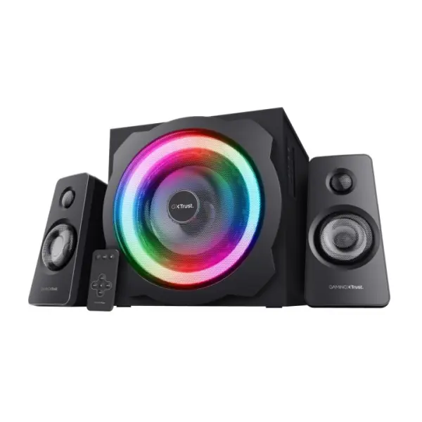 Trust Altavoces GXT 629 Tytan 2.1 60W - Entrada y Salida Jack 3.5mm - Color Negro