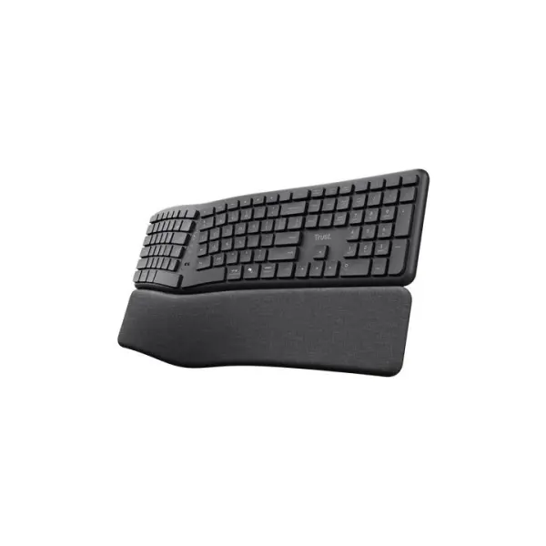 Trust Keyra Teclado Inalambrico Bluetooth - Multidispositivo - Teclas Ergonomicas y Silenciosas - Co