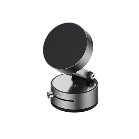 XO C170 Soporte Magnetico de Coche para Smartphones - Fijacion por Vacio - Rotacion 360º - Boton de