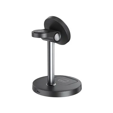 XO CX038 Cargador Inalambrico Magnetico Rapido - 15W - Sujecion Magnetica - Color Negro