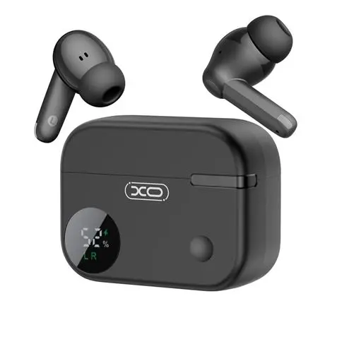 XO G34 Auriculares Bluetooth 5.4 - TWS - Cancelacion de Ruido ENC+ANC - Caja con Display LCD - Color