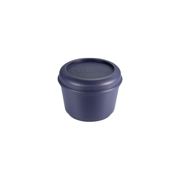 Milan Coleccion 430 Fiambrera Redonda 0.25L - Apta para Microondas, Lavavajillas y Congelador - Libr