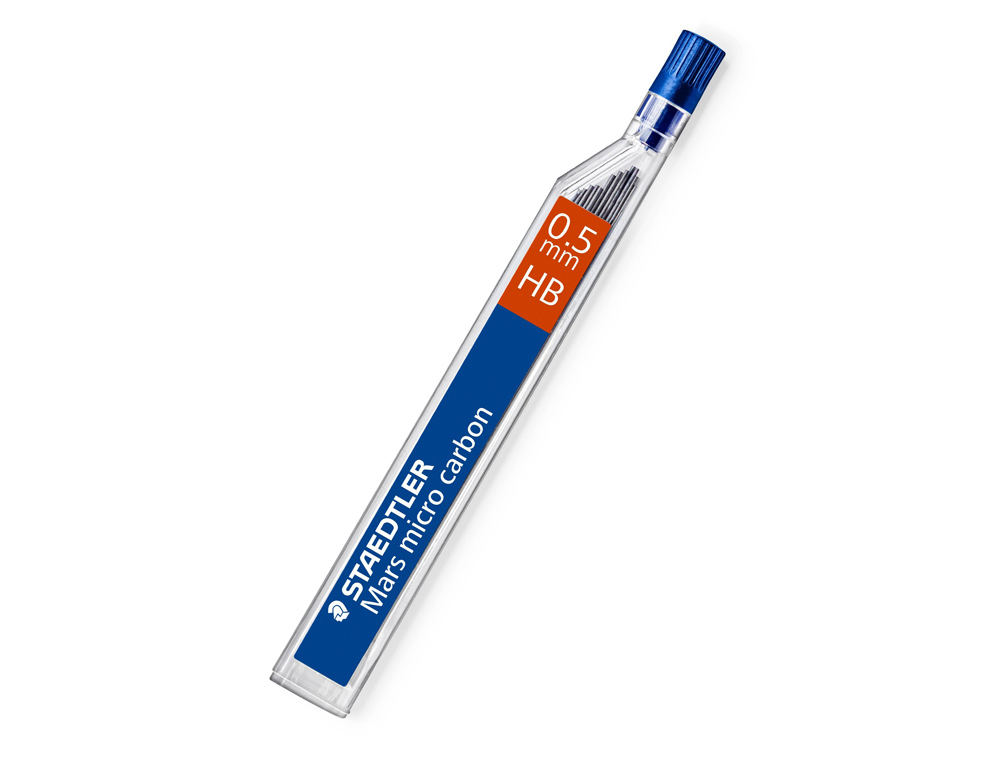 Staedtler Mars Micro Minas para Portaminas 0.5mm HB - Fuertes y Duraderas - Sin PVC - Apta para la M