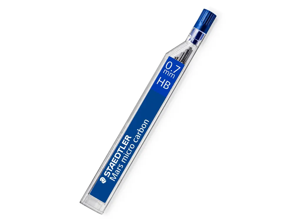 Staedtler Mars Micro Minas para Portaminas 0.7mm HB - Fuertes y Duraderas - Sin PVC - Apta para la M