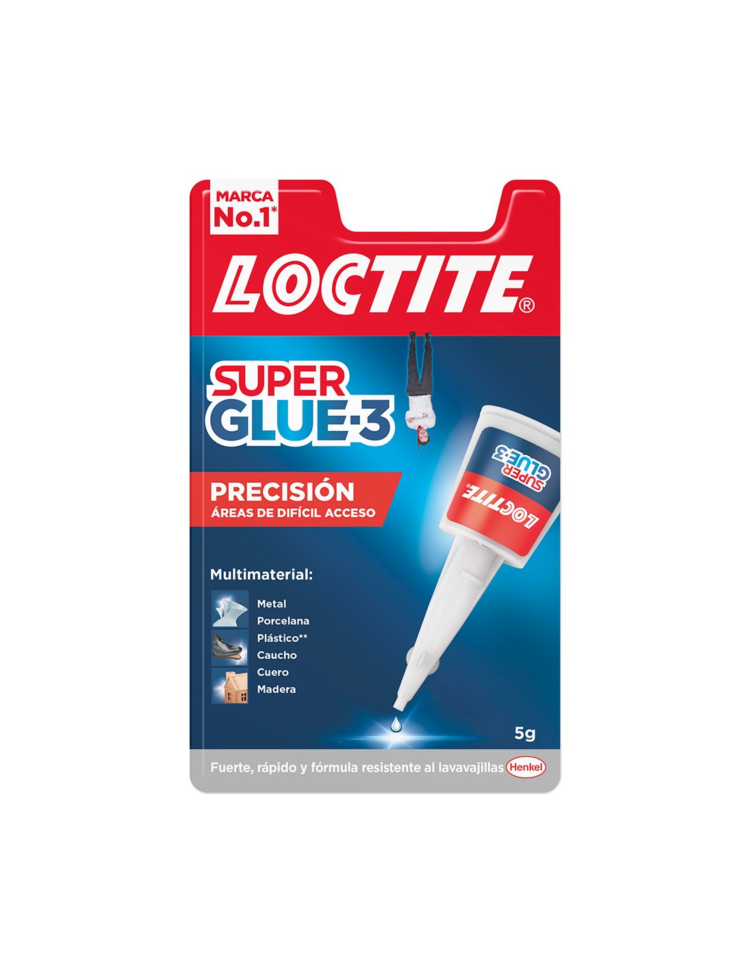 Loctite Precision Pegamento Universal Instantaneo - 5gr - Maxima Resistencia - Union Instantanea -  