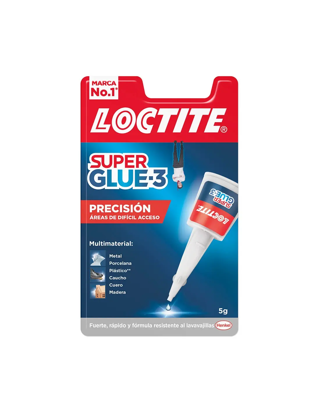 Loctite Precision Pegamento Universal Instantaneo - 5gr - Maxima Resistencia - Union Instantanea -  