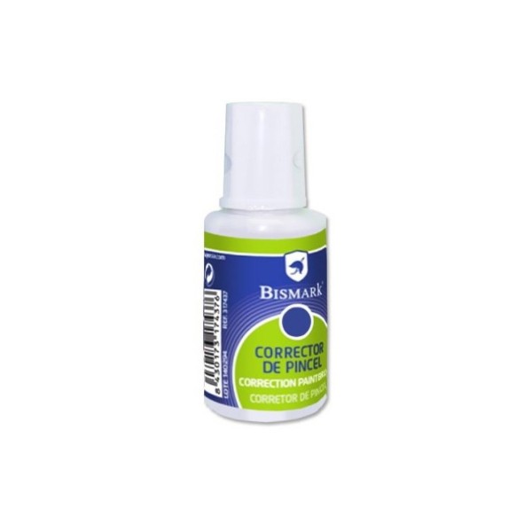 Bismark Liquido Corrector 16ml - Secado Rapido - Aplicador de Pincel - Tama�o Compacto