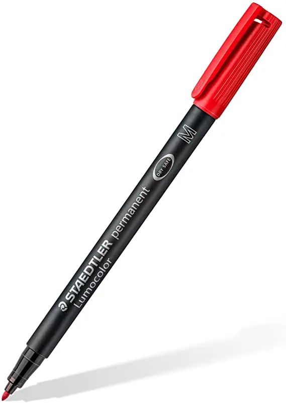 Staedtler Lumocolor 317 Rotulador Permanente - Punta Media Redonda - Trazo 1mm Aprox - Capuchon con 