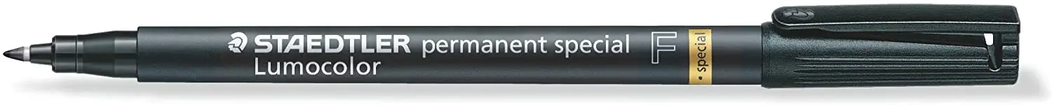 Staedtler Lumocolor Permanent 319 Rotulador Permanente de Punta Fina - Trazo 0.6mm - Para Aplicacion