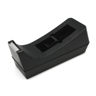 Bismark Portarrollos de Sobremesa para Cintas Adhesivas de hasta 33m - Cuchilla de Acero - Color Neg