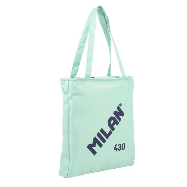 Milan Coleccion 430 Bolso Shopper 7.5L - Tamaño 38x36x6,5cm - Asa Larga 27cm - Tejido 'ripstop' - C
