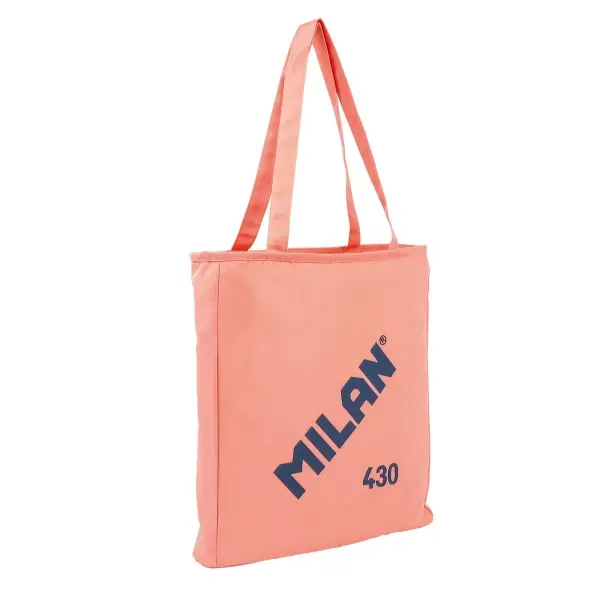 Milan Coleccion 430 Bolso Shopper 7.5L - Tamaño 38x36x6,5cm - Asa Larga 27cm - Tejido 'ripstop' - C