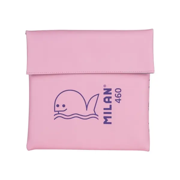 Milan Coleccion 460 Bolsa Isotermica Porta Alimentos 0.3L - Forro Interior Isotermico - Color Rosa