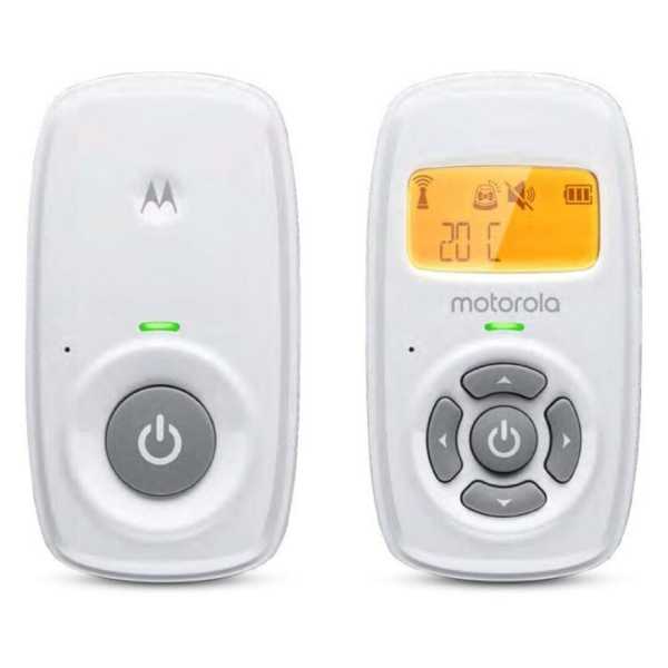 Motorola Nursery AM24 Vigilabebes de Audio - Alcance hasta 300m en Exterior y 50m en Interior - Cone