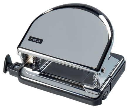 Petrus 52C Taladro Perforador Metalico - Hasta 20 Hojas - Marcas de Formato - Vaciado Facil - Punzon