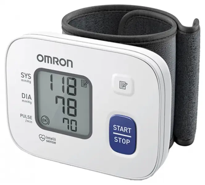 Omron RS2 Tensiometro de Muñeca - Deteccion Latido Arritmico - Intellisense - Deteccion Hipertensio