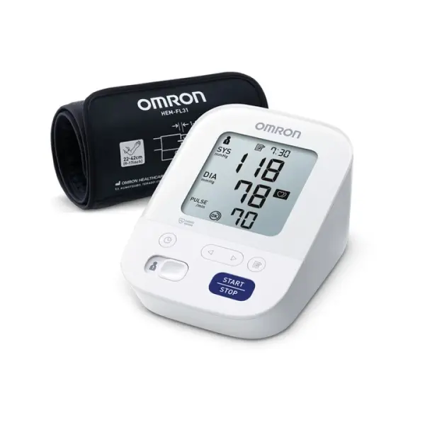Omron M3 Comfort Tensiometro de Brazo - Deteccion Latido Arritmico - Intellisense - Validacion Clini