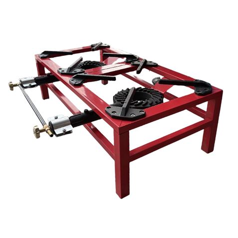 Muvip MV0629 Hornillo a Gas Portatil Reforzado - Quemador de Hierro Fundido - Potencia 15kW - Llave 