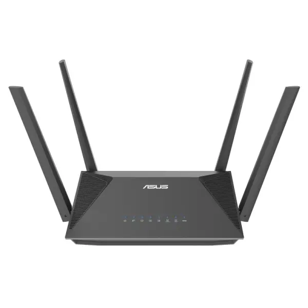 Asus RT-AX52 PRO Router AX3000 WiFi 6 Dual Band AiMesh - Hasta 3000Mbps - 4 Puertos RJ45 LAN - 4 Ant
