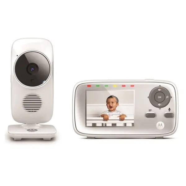 Motorola Nursery VM483 Vigilabebes con Camara - Vision Nocturna - Comunicacion Bidireccional - Panta
