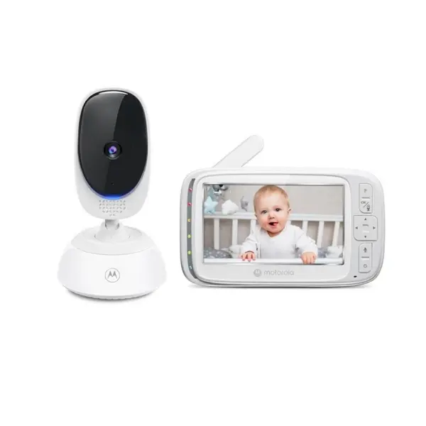 Motorola Nursery VM75 Vigilabebes con Camara - Sonidos de nanas - Comunicacion Bidireccional - Panta