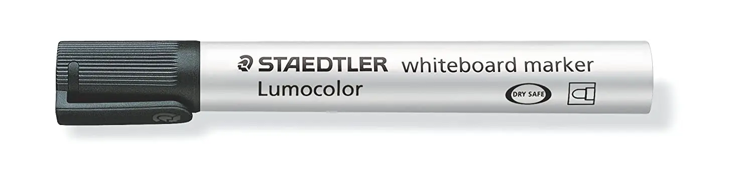 Staedtler Lumocolor 351 Rotulador para Pizarra - Punta Redonda - Trazo 2mm - Capuchon con Clip - Col