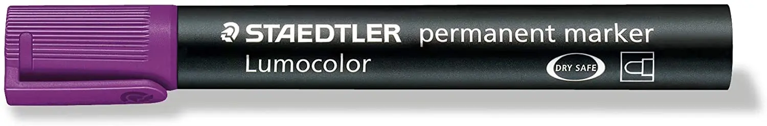 Staedtler Lumocolor 352 Rotulador Permanente - Punta Redonda - Trazo 2mm Aprox - Capuchon con Clip -