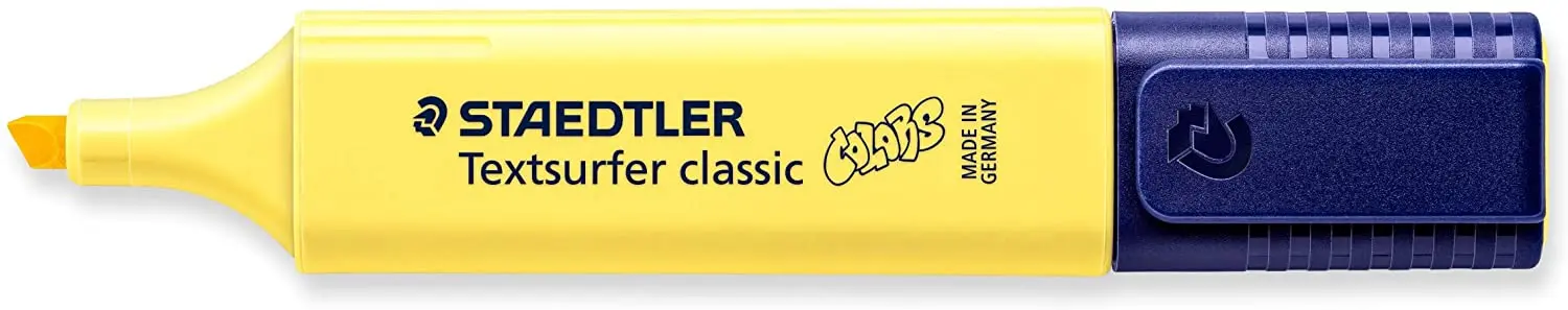 Staedtler Textsurfer Classic 364 Pastel Marcador Fluorescente - Punta Biselada - Trazo entre 1 - 5mm