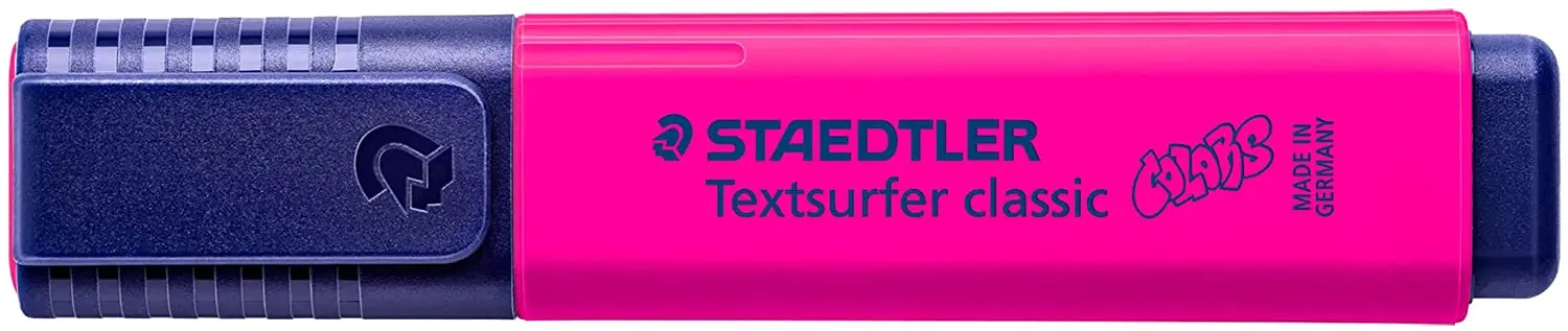 Staedtler Textsurfer Classic 364 Marcador Fluorescente - Punta Biselada 1 - 5mm Aprox - Secado Rapid