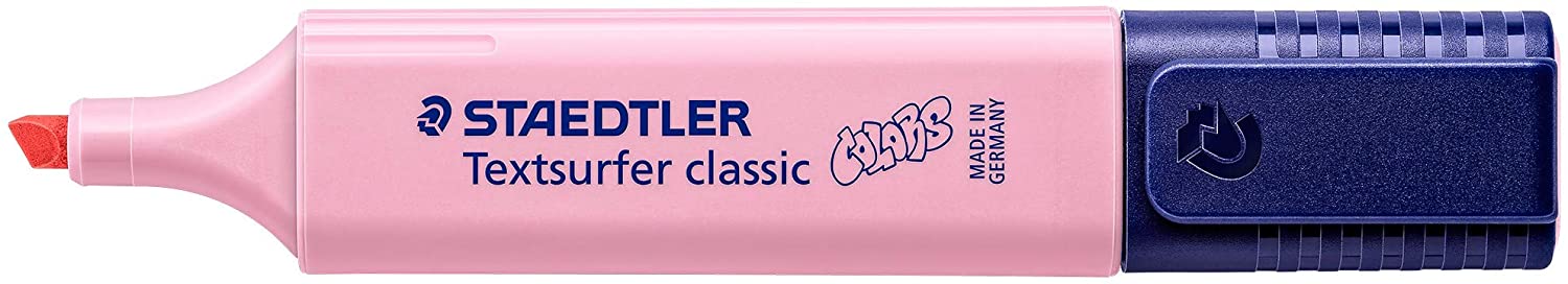 Staedtler Textsurfer Classic 364 Pastel Marcador Fluorescente - Punta Biselada - Trazo entre 1 - 5mm