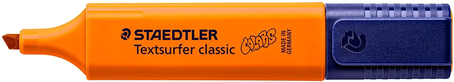 Staedtler Textsurfer Classic 364 Marcador Fluorescente - Punta Biselada 1 - 5mm Aprox - Secado Rapid