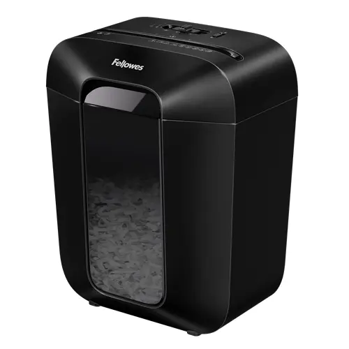 Fellowes LX45 Destructora de Papel Manual Corte en Particulas - Destruye hasta 8 Hojas - 17L