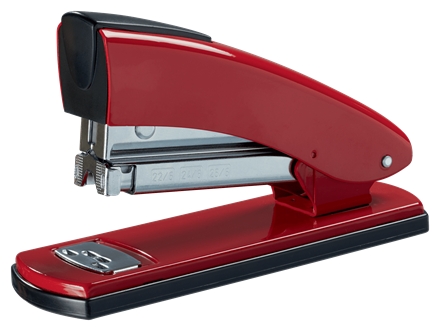 Petrus 2001 Grapadora Metalica Retro - Hasta 30 Hojas - Grapado Cerrado, Abierto y Clavado - Color R