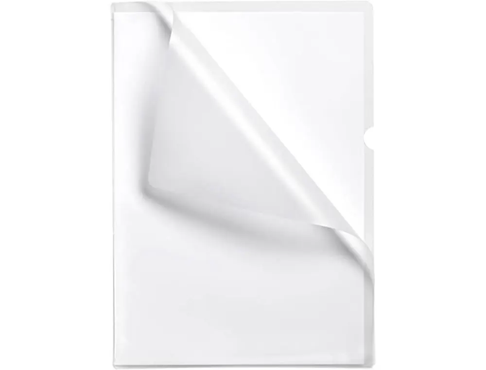Esselte Caja de 100 Dossiers Uero - Formato Folio - PVC Flexible - Grosor 110 Micras - Color Transp