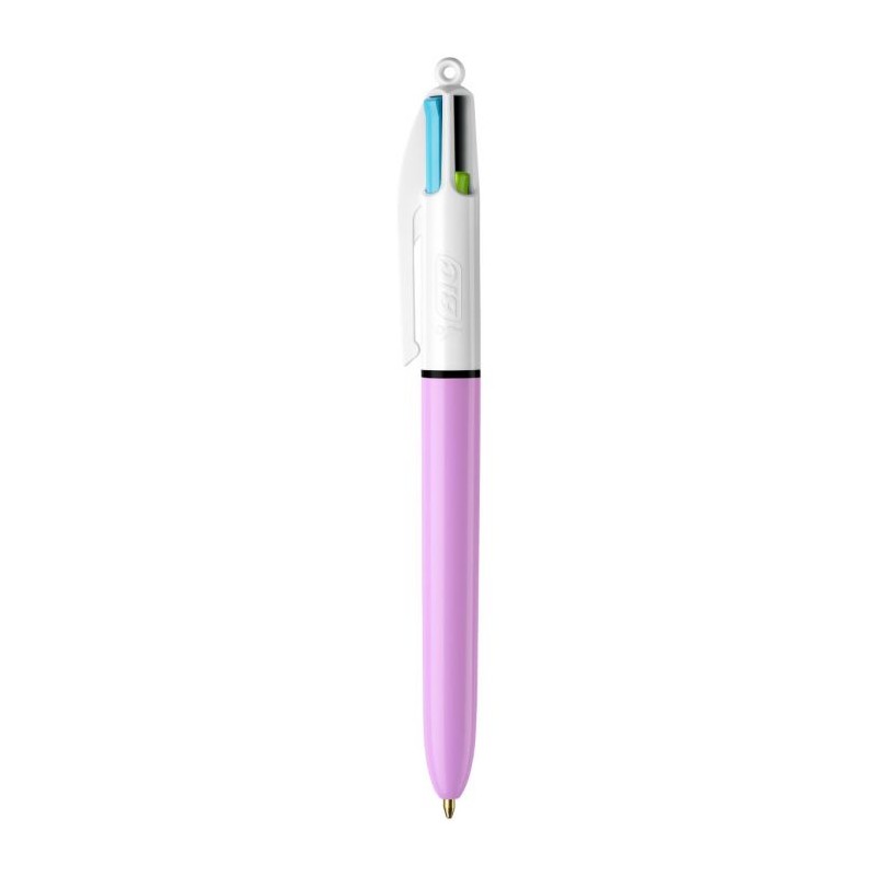 Bic 4 Colours Fun Boligrafo de Bola Retractil - Punta Media de 1.0mm - Tinta con Base de Aceite - Ti