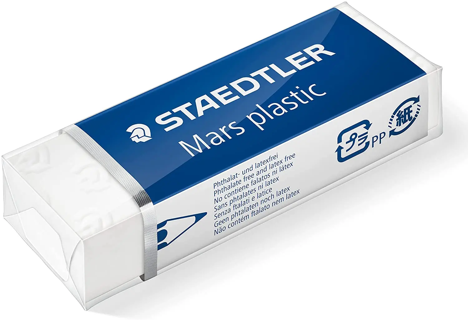 Staedtler Mars Plastic 526 50 Goma de Borrar - Plastico - Alta Precision - Color Blanco