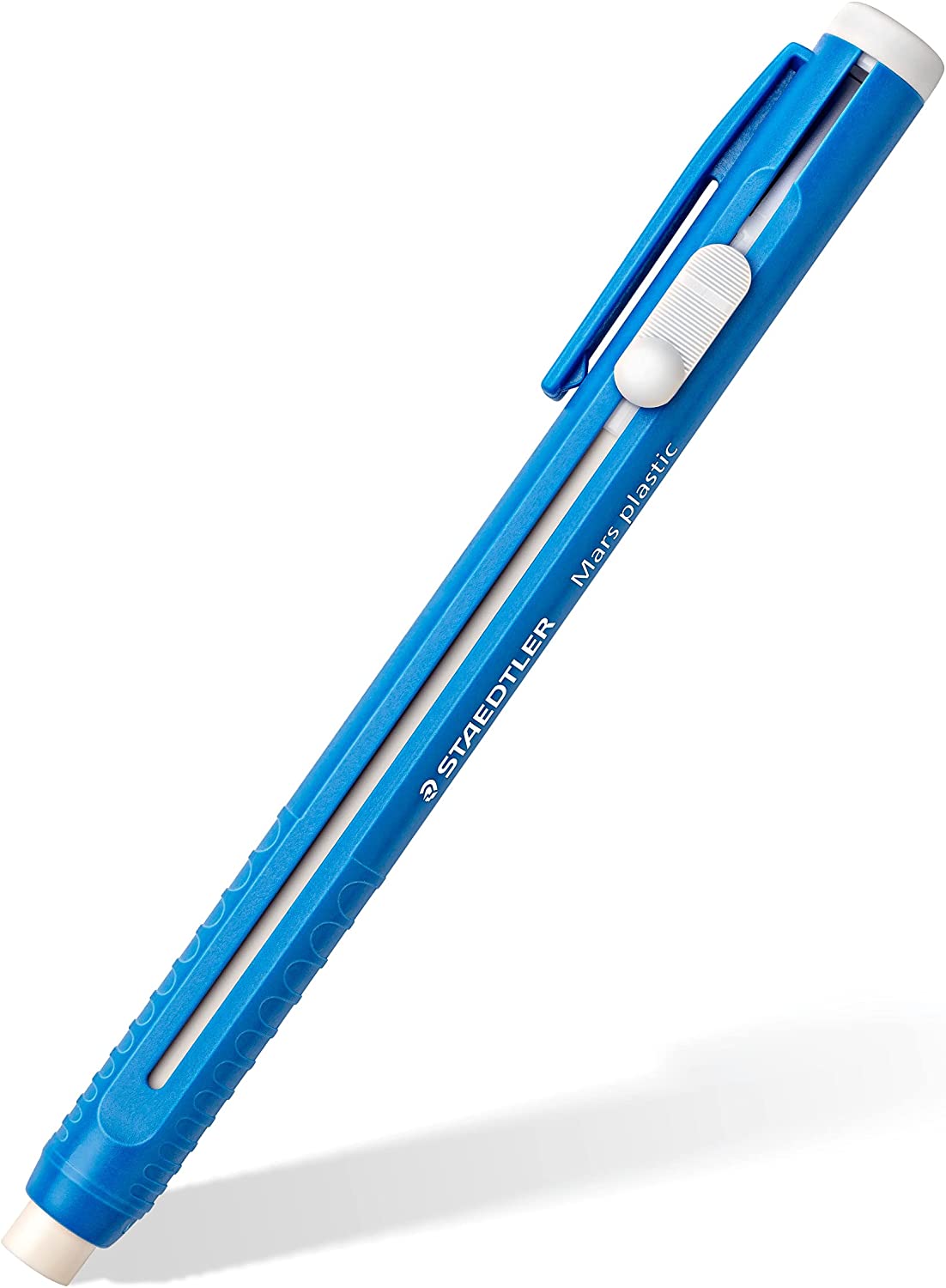 Staedtler Mars Plastic 528 50 Portagomas en Forma de Lapiz - Con Cursor para Deslizar la Goma - Sin 