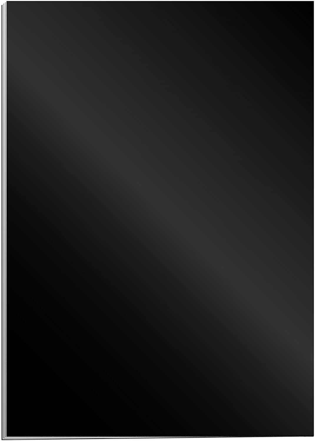 Fellowes Pack de 100 Portadas de Carton Brillo Chromolux A4 - 250 gr - Alta Calidad - Color Negro