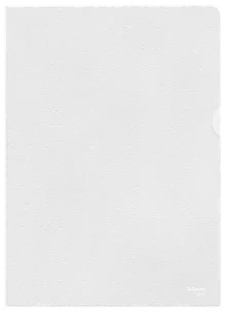 Esselte Caja de 100 Dossiers U�ero - Formato A4 - Lamina de PP - Grosor 0.12mm - Color Transparente