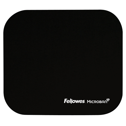 Fellowes Alfombrilla para Raton con Microban - Proteccion Antibacteriana - Base de Goma - 23.2x19.9c