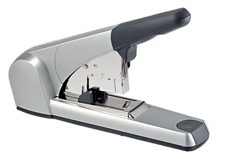 Petrus 1500 Grapadora de Gruesos - Hasta 120 Hojas - Grapado Plano - Para Grapas 23/15XL - Color Gri