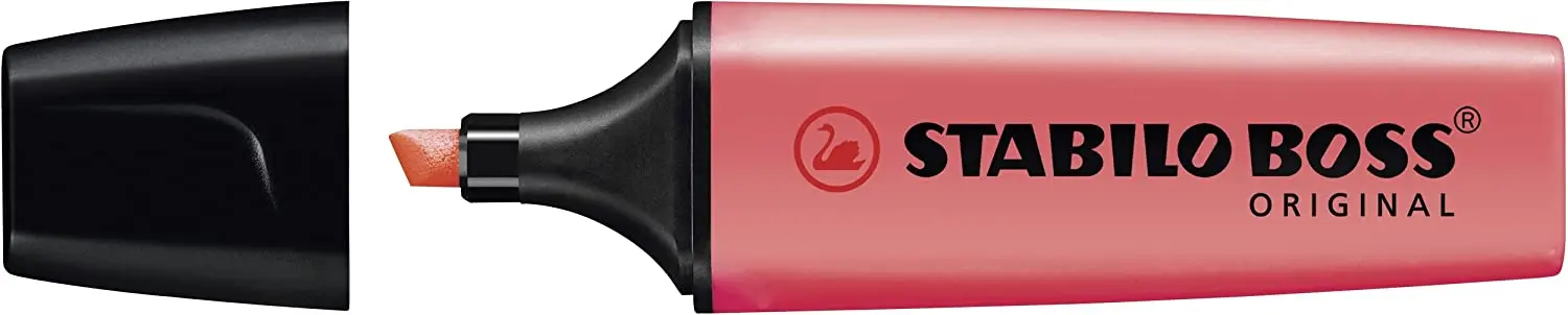 Stabilo Boss 70 Pastel Marcador Fluorescente - Trazo entre 2 y 5mm - Recargable - Tinta con Base de 