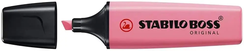 Stabilo Boss 70 Pastel Marcador Fluorescente - Trazo entre 2 y 5mm - Recargable - Tinta con Base de 