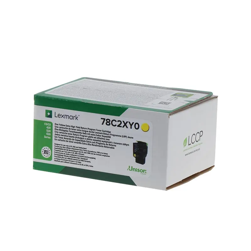 Lexmark CS421/CS521/CS622/CX421/CX522/CX622/CX625 Amarillo Cartucho de Toner Original - 78C2XY0/78C2