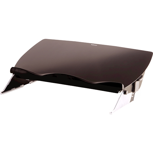 Fellowes Soporte y Atril Multifuncion - Ajustable en Altura - Cajon de Almacenamiento - Tope en la P