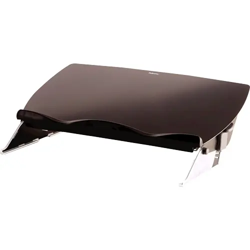 Fellowes Soporte y Atril Multifuncion - Ajustable en Altura - Cajon de Almacenamiento - Tope en la P